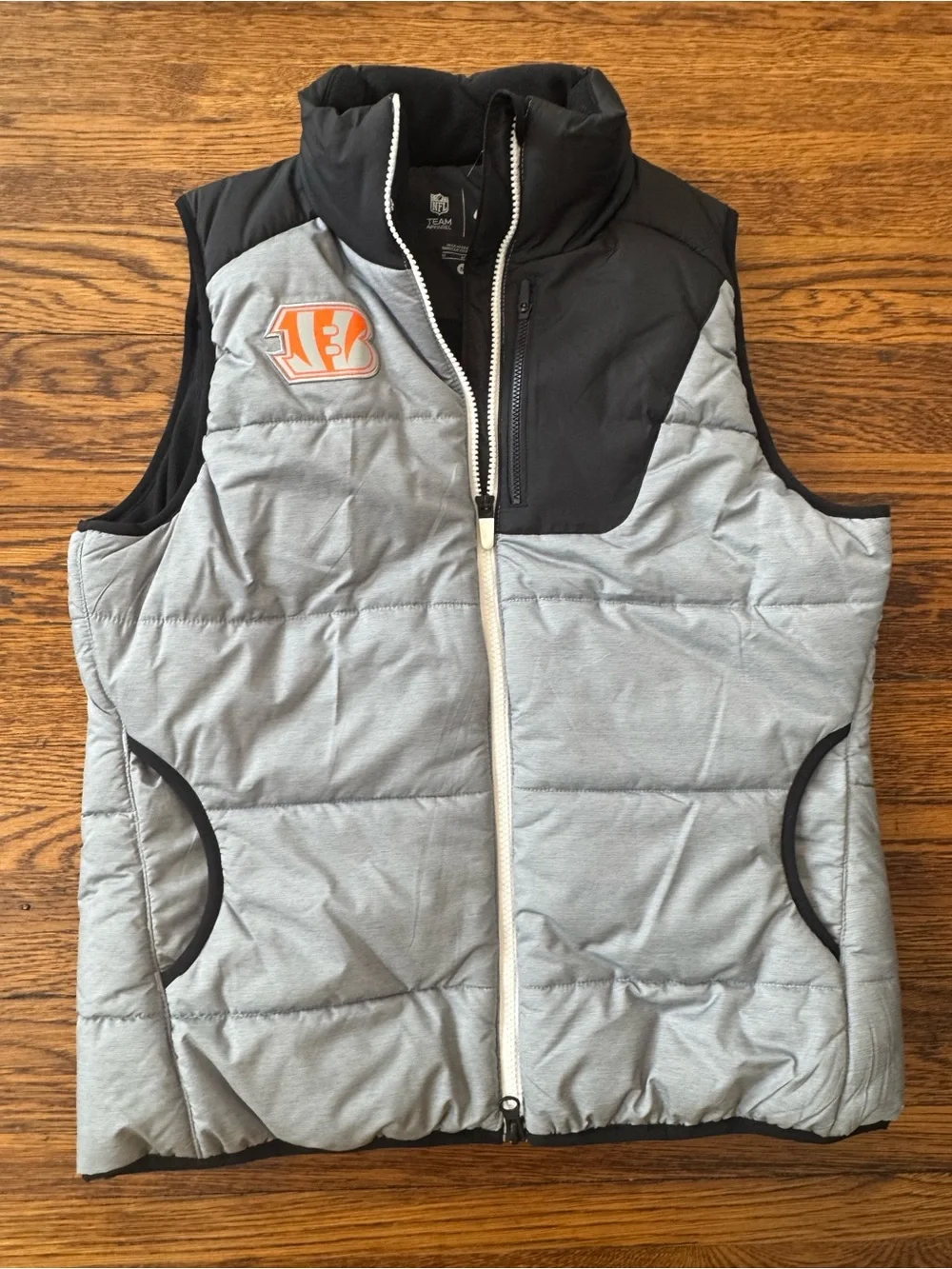 CINCINNATI BENGALS NFL (Nike)Heathered Gray Cincinnati Bengals Champ Drive Vest